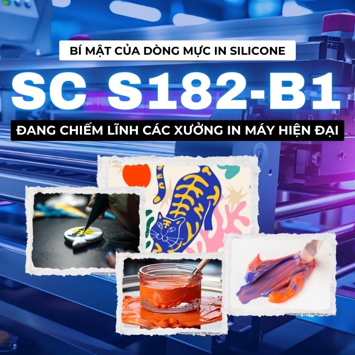 Bí mật của dòng mực in SILICONE SC S182-B1 đang chiếm lĩnh các xưởng in máy hiện đại