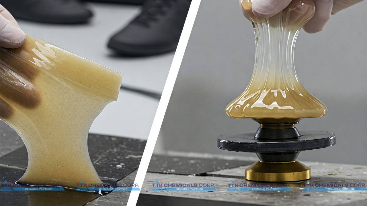 Đặc tính của keo PUA và keo PUD - độ đàn hồi