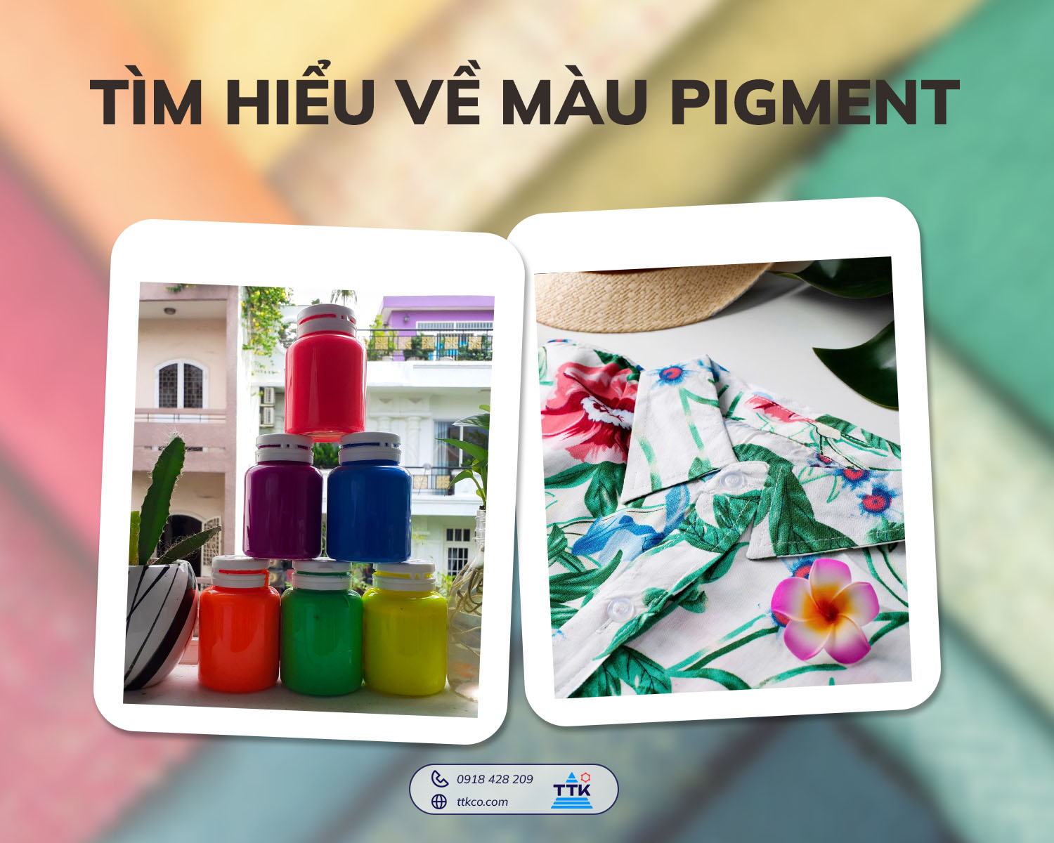 Tìm Hiểu Về Màu Pigment: Giải Pháp In Vải Hiện Đại và Hiệu Quả